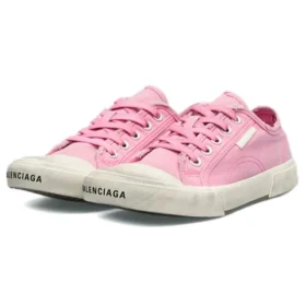 Paris Sneaker basse “Cotone rosa slavato e gomma bianca” 688757W3RC25590