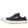 Paris Sneaker basse “Cotone strappato nero e gomma bianca” 688754W3RC21090