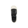 Paris Sneaker basse “Cotone strappato nero e gomma bianca” 688754W3RC21090