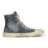 Paris Sneakers “Blue Destroyed Denim and Rubber” 688752W3RCL4090