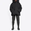 Parka da viaggio con cappuccio “Black” 704500TLP031000