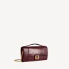 Pochette da donna Hourglass con catena in bordeaux scuro Pochette da donna Hourglass con catena in bordeaux scuro
