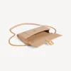 Pochette da donna Hourglass con catena in color nude