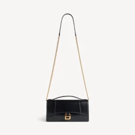 Pochette da donna Hourglass con catena  in nero