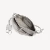 Pochette da donna Rodeo con tracolla a bandoliera e strass in grigio fumo Pochette da donna Rodeo con tracolla a bandoliera e strass in grigio fumo