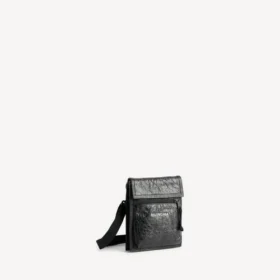 Pochette da uomo Explorer con tracolla, modello piccolo, nera