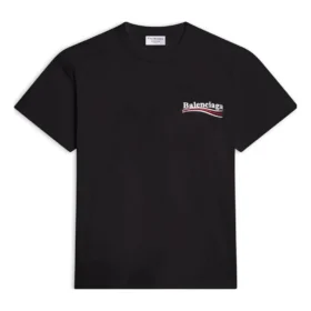 Political Campaign T-shirt a maniche corte con logo della Political Campaign “Nero” 612964TKVJ11070