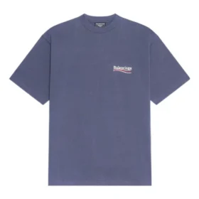 Political Campaign T-shirt, medium fit “Dark Grey and White” 620967TKVJ11366