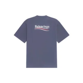 Political Campaign T-shirt, medium fit “Dark Grey and White” 620967TKVJ11366