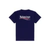 Political Campaign T-shirt, medium fit “Pacific Blue White” 620967TKVJ11195