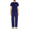 Political Campaign T-shirt, medium fit “Pacific Blue White” 620967TKVJ11195