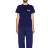 Political Campaign T-shirt, medium fit “Pacific Blue White” 620967TKVJ11195