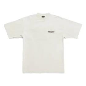Political Campaign T-shirt, vestibilità larga “Beige” 641675TNVG59170