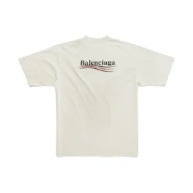 Political Campaign T-shirt, vestibilità larga “Beige” 641675TNVG59170