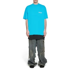 Political Campaign T-shirt, vestibilità larga “Blue Sky” 641675TNVG54760