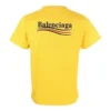 Political Campaign T-shirt, vestibilità larga “Giallo” 620967TKVJ17442