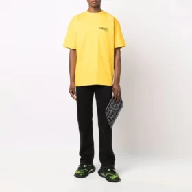 Political Campaign T-shirt, vestibilità larga “Giallo” 641655TKVJ17442