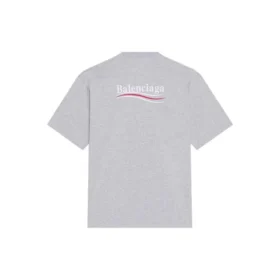 Political Campaign T-shirt, vestibilità larga, “Grigia” 641675TKVJ11379