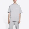 Political Campaign T-shirt, vestibilità larga, “Grigia” 641675TKVJ11379