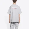 Political Campaign T-shirt, vestibilità larga, “Grigia” 641675TKVJ11379