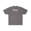 Political Campaign T-shirt, vestibilità larga “Grigio” 641655TNVG51227