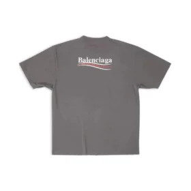 Political Campaign T-shirt, vestibilità larga “Grigio” 641655TNVG51227