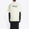 Political Campaign T-shirt, vestibilità larga “Off White” 641675TKVJ18962