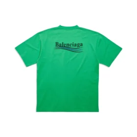 Political Campaign T-shirt, vestibilità larga “Verde Nero Blu” 641675TPVD33600