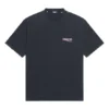Political Campaign T-shirt, vestibilità larga “Washed Black” 641675TKVJ19034