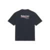 Political Campaign T-shirt, vestibilità larga “Washed Black” 641675TKVJ19034