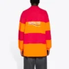 Polo a maniche lunghe con tagli “Raspberry Fluo Orange” 657073TKVA56667