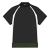 Polo casual da uomo Balenciaga FW21 a doppio strato con maniche corte, nera 661507TKVA51042