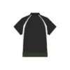 Polo casual da uomo Balenciaga FW21 a doppio strato con maniche corte, nera 661507TKVA51042