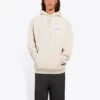 Polo da uomo in pile Balenciaga a maniche lunghe, bianco crema 600583TJVA89055