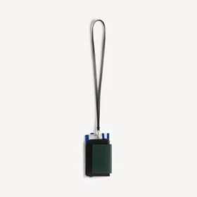 Porta passaporto e telefono da uomo in verde passaporto