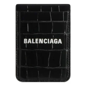 Portacarte Cash Magnet con goffratura a coccodrillo “Black White” 6758352AAYM1090
