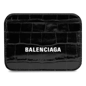 Portacarte con goffratura a coccodrillo “Black White” 5938121LRR39660