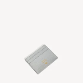 Portacarte d’identità da uomo color argento
