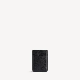Portacarte da uomo Monaco con chiusura magnetica, nero
