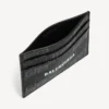Portacarte Signature in tela rivestita con BB Monogram, colore nero