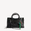 Portachiavi/ciondolo da motociclista Balenciaga da donna in verde/nero