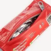 Portachiavi/ciondolo da uomo a forma di sacchetto per snack, rosso