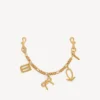 Portachiavi da donna con ciondoli in oro Portachiavi da donna con ciondoli in oro