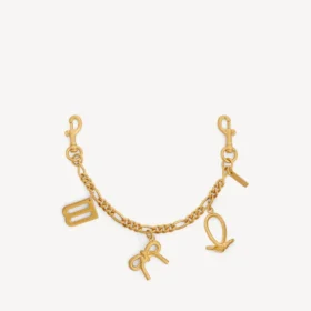 Portachiavi da donna con ciondoli in oro