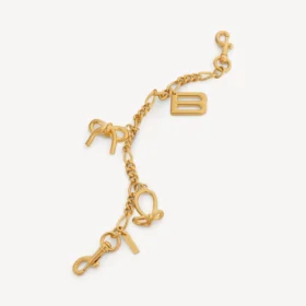 Portachiavi da donna con ciondoli in oro