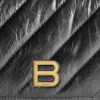Portafoglio Crush con catena trapuntato “Black” 781723210J11000