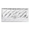 Portafoglio Crush con catena, trapuntato metallizzato “Silver” 781723210IW8110