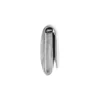 Portafoglio Crush con catena, trapuntato metallizzato “Silver” 781723210IW8110