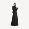 Portafoglio da donna Hourglass con catena, nero Portafoglio da donna Hourglass con catena, nero