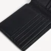 Portafoglio da uomo a pieghe quadrate nei colori nero/bianco